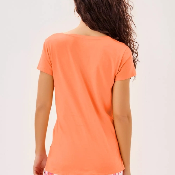 NWT The "Papaya" Meredith Tee by Lilly Pulitzer - Picture 2 of 4